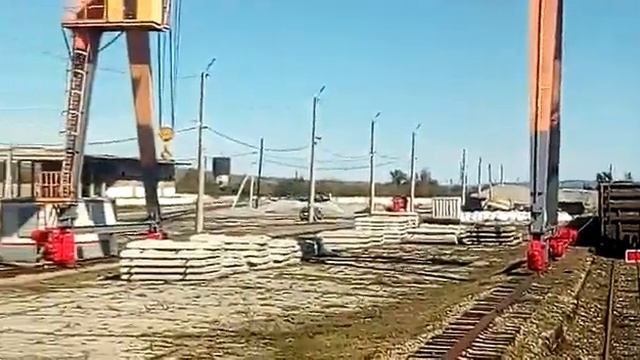 Покраска козлового крана. смотреть онлайн