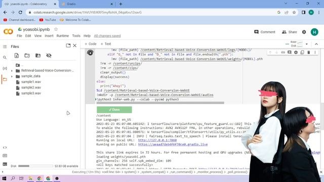 YOASOBI AI Voice Model - RVC 1-CLICK Google Colab Setup смотреть онлайн