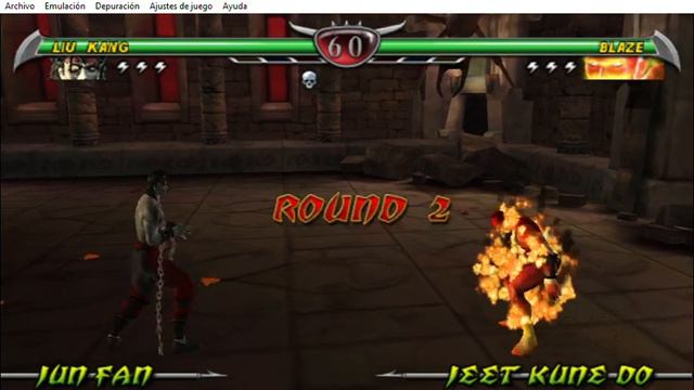 Liu kang Fatality vs Blaze mk unchained -Sub-zero Kombat 14 смотреть онлайн