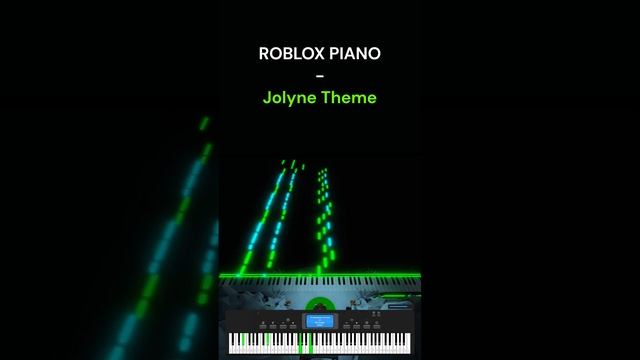 Jolyne Theme | JoJo's Bizarre Adventure: Stone Ocean OST [ROBLOX Piano] #shorts смотреть онлайн