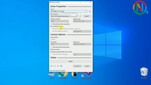 Rufus is not showing USB Hard disk смотреть онлайн