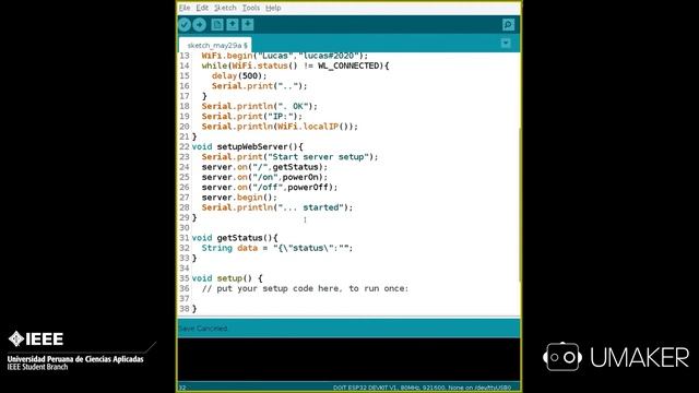 UMAKER | ANDROID STUDIO ORIENTADO AL IOT CON LA ESP32 смотреть онлайн