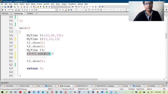 CPP014 Operator Overloading (PART-1) | C++ program for Adding two objects of user defined class... смотреть онлайн
