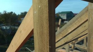 Двускатная мансардная крыша. Стропильная система. Обзор