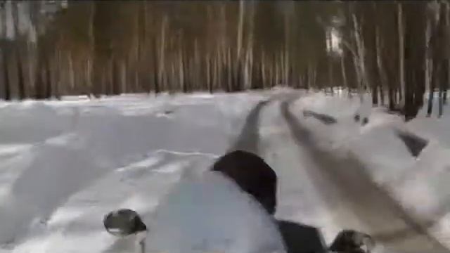 Катаемся зимой на квадре смотреть онлайн