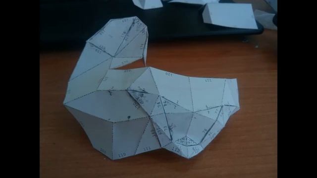 Papercraft Wold/Dog