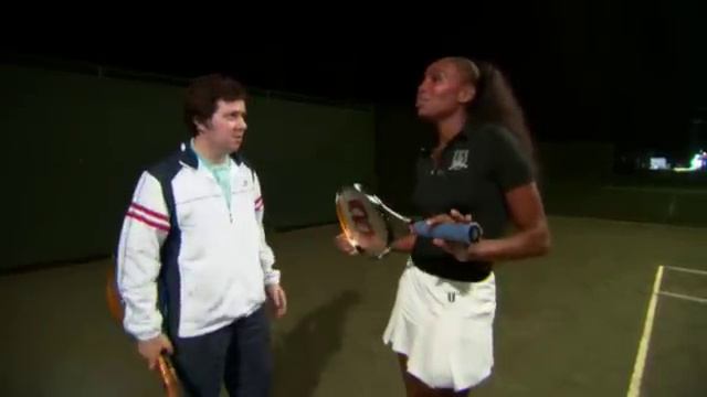 Venus & Serena Williams at the Dave Hill Tennis Academy for '09 Showdown смотреть онлайн