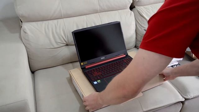 Unboxing Notebook Gamer Acer nitro 5 2020 AN515-54-574Q Geforce GTX 1650 4GB Core I5 9300H смотреть онлайн
