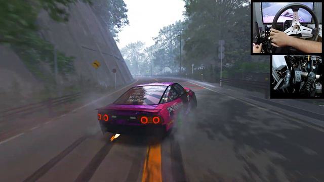 Nissan 240sx Touge Drifting L Assetto Corsa (CAMMUS - Steering Wheel Gameplay)