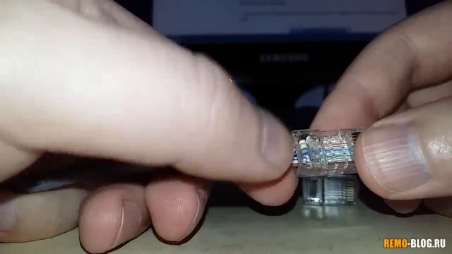Обжим кабеля для интернета. НА 4 или 8 проводов (RJ45). Своими руками смотреть онлайн