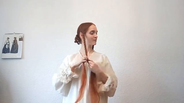 How to make an 1840s inspired Victorian hairstyle смотреть онлайн