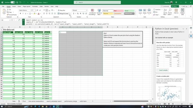Giới thiệu cách sử dụng Python trong Excel mới ra mắt. Bản Beta Microsoft 365 Insider ngày 22/8/202 смотреть онлайн