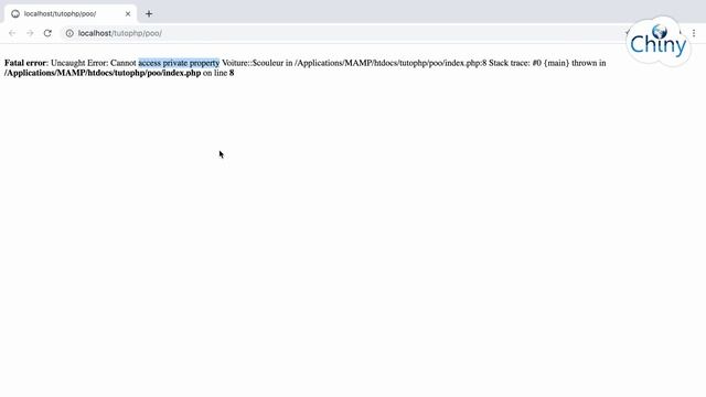 POO en PHP (2) - Classe et instance de classe (objet) смотреть онлайн