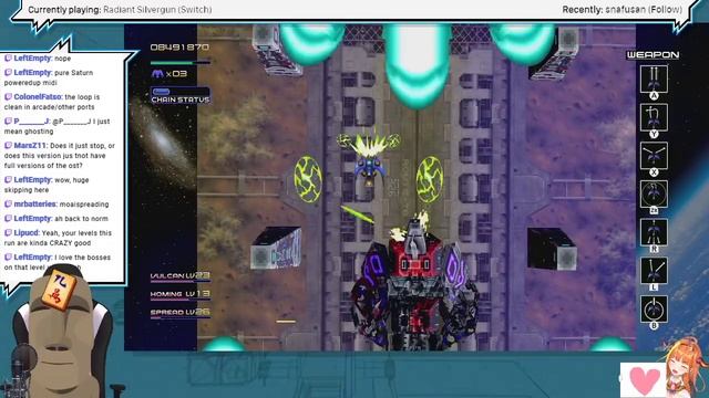 Radiant Silvergun (Switch) - Arcade Mode, 17.17mil ALL, Stage 4 Route смотреть онлайн
