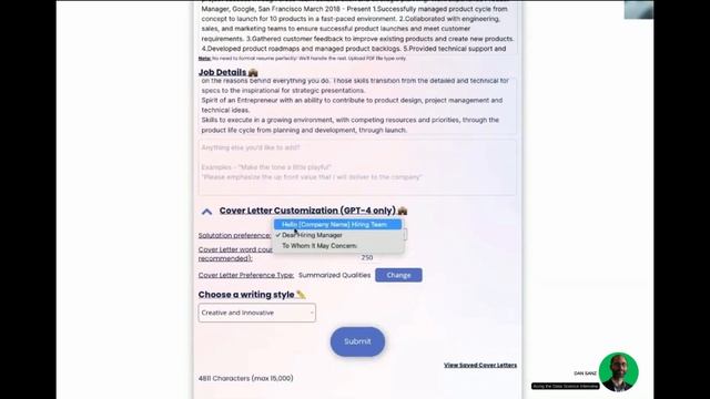 Cover Letter Copilot: Personalized Cover Letters in Just 1 Minute! смотреть онлайн