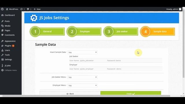 Free version installation of JS Jobs -WP смотреть онлайн
