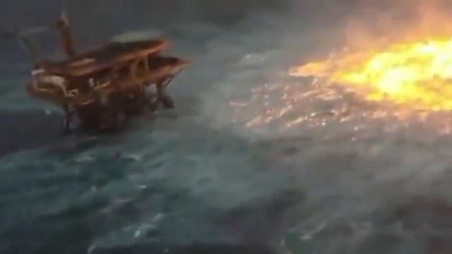 Fire broke out on a subsea pipeline of the Pemex oil and gas company in the Gulf of Mexico. смотреть онлайн
