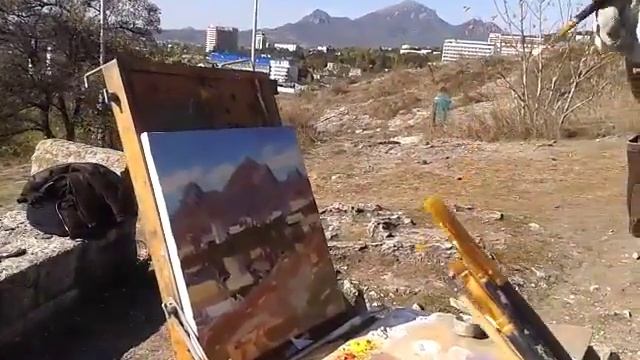 Alexander Babich master class. plein air sketch смотреть онлайн