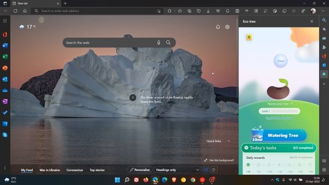 Microsoft adds new "Eco tree" to the Quick Actions Sidebar in Edge смотреть онлайн
