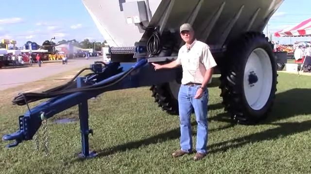 Features of Pull type Spreader with High Clearance Adjustable Axle for Fertilizer or Lime смотреть онлайн