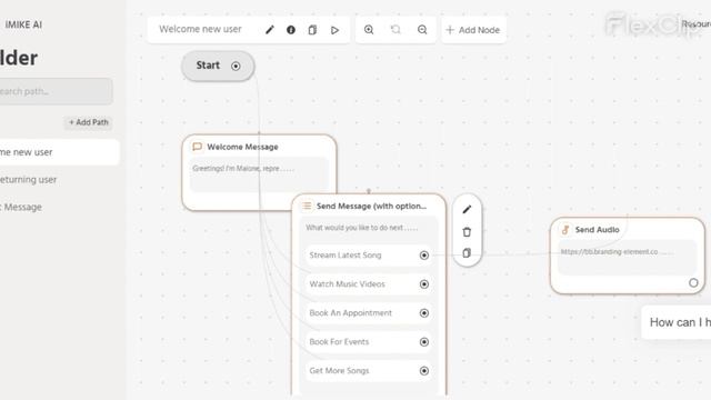 Send Message With Options, Connect Nodes. Agent Smart AI - Engati Chatbot builder смотреть онлайн
