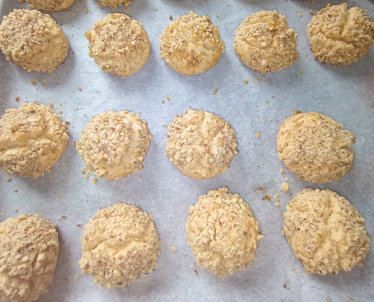 Медовое печенье с орехами смотреть онлайн