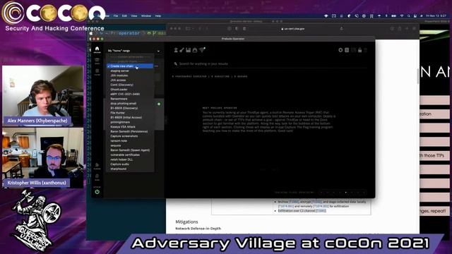 Adversary Village at c0c0n - Workshop: Introduction to Adversary Emulation with Prelude Operator смотреть онлайн