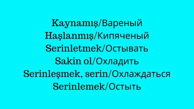 Прием пищи/Турецкий язык смотреть онлайн
