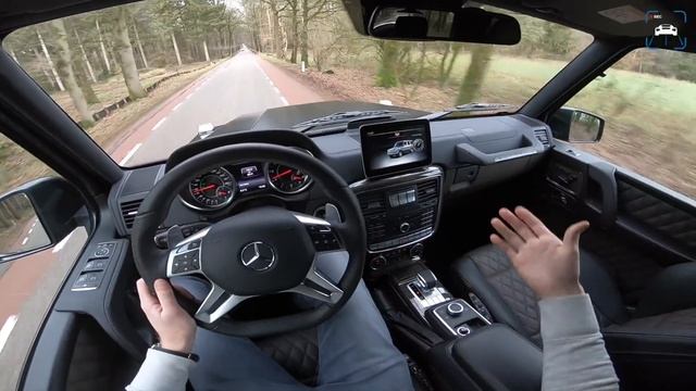 Mercedes G63 AMG REVIEW POV Test Drive By AutoTopNL