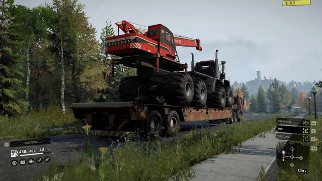SnowRunner Mods - TATRA Truck Phoenix  6x6 - Heavy Trailer Transport  Western Star 8x8 714wm