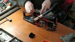 Бензопила "Patriot" чистка карбюратора.