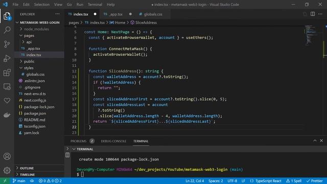 How to Add MetaMask Login with NextJs (React) | QUICK COMMITS смотреть онлайн