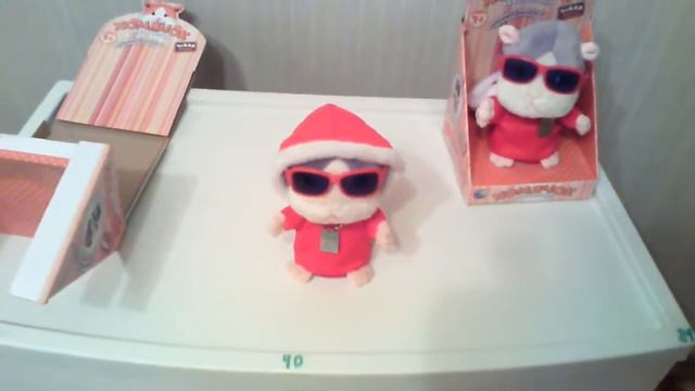 Хомяк-повторюшка на батарейках в коробке. смотреть онлайн