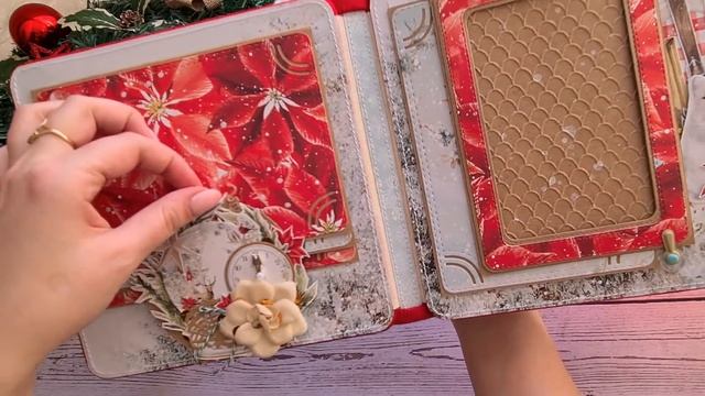 Обзор зимнего альбома из коллекции бумаги от Mintay Papers "Winterland". Скрапбукинг. смотреть онлайн