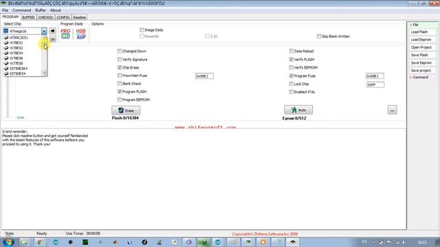 Burn Hex File Into 8051 AT89S52 | Progisp
