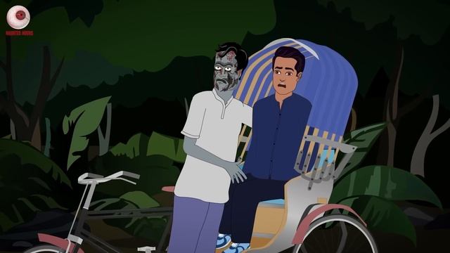 ঝড় বাদলের সেই রাত | Jhor Badoler Sei Raat | Bangla Horror Cartoon Stories | Haunted Hours смотреть онлайн