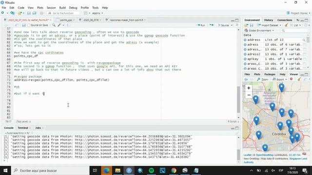 Learn how to read KML in Rstudio. Extract coordinates, Reverse geocode & Leaflet results! смотреть онлайн