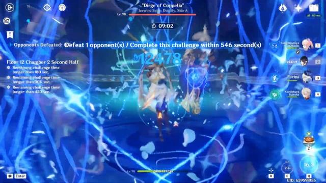 C1 Wanderer Duo Hypercarry & C0 Kokomi Triple Hydro ft. Furina | 4.1/4.2 Spiral Abyss Floor 12 смотреть онлайн