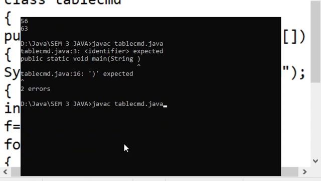 Converting Simple Table program to cmd Table program in Java programming language смотреть онлайн