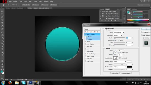 Photoshop CZ TUTORIAL: Logo смотреть онлайн