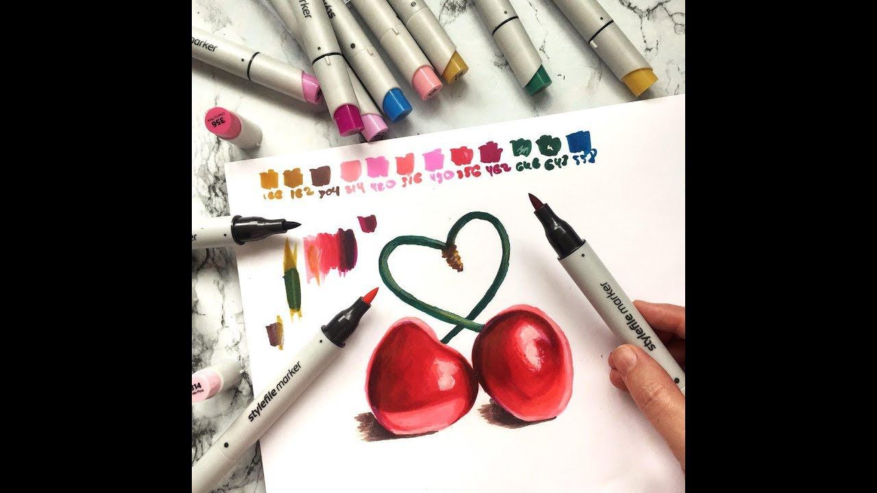 12 маркеров - одна картинка? Что можно нарисовать маркерами из стандартного набора Stylefile смотреть онлайн