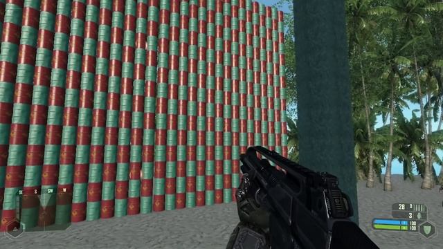 Crysis on an AMD Radeon 6870 -- how to lag (Bigger physics explosion) 1080p смотреть онлайн