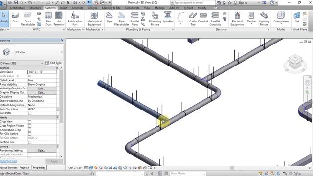 Auto Hangers in Revit for Ducts using Dynamo and Python смотреть онлайн