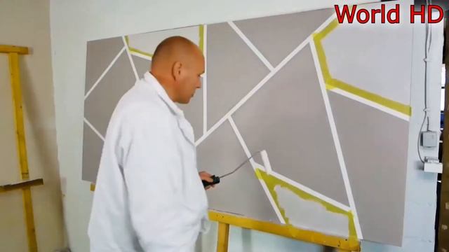3D декор стен. Лайфхаки для декора стен. Лайфхаки по ремонту. Простые идеи покраски стен. смотреть онлайн