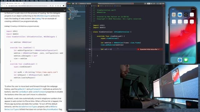 WKWebView - how to display a website in your iOS app with 5 lines of code! смотреть онлайн