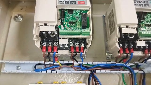 2 VFD Inverter Power & Control Wiring With Auto Manual Selector Switch @MianElectric
