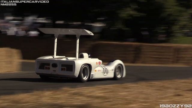 Chaparral 2E Continuation Series In Action W/ Great Chevy V8 Sound!