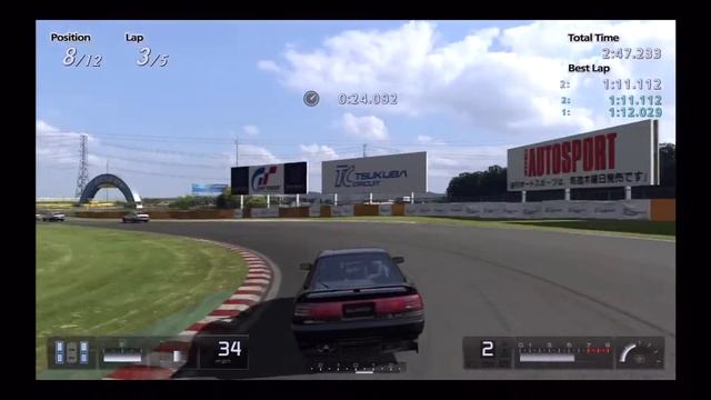 GT5 420PP Japanese 80's Festival Tsukuba Circuit Toyota SUPRA 3.0GT Turbo A '88(Bronze) смотреть онлайн