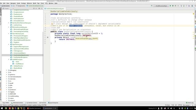 Урок Java 404: Best practice 40: Сериализация смотреть онлайн