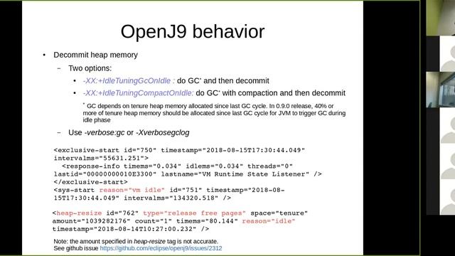 Eclipse OpenJ9 2018/08/22 Community call смотреть онлайн